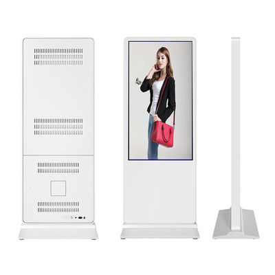 China 2020 55inch smart waterproof standing advertising system videoo player totem supplier