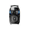 China 8 inch 15inch karaoke ibastek portable trolley speaker with battery and wheels supplier